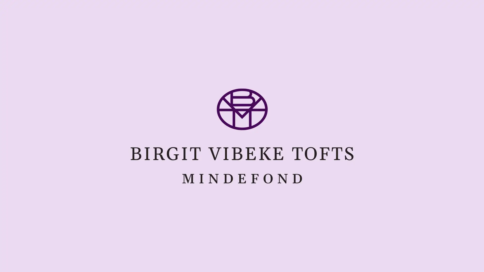 Logo for Bigit Vibeke Tofts Mindefond.